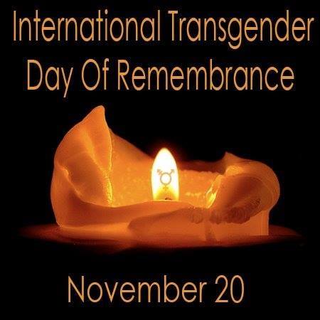 Prière du jour pour le Trans Day of Remembrance (TDoR)
