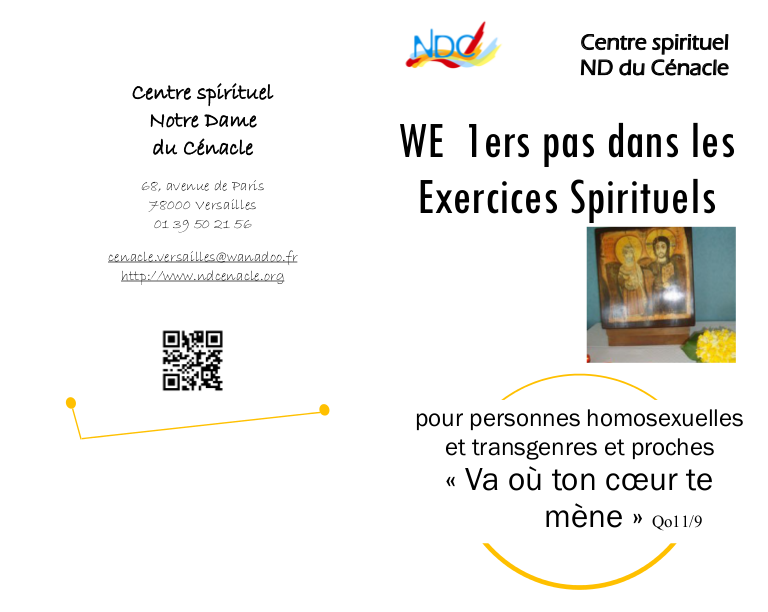 Retraite des sœurs du Cénacle « Va où ton cœur te mène » Ecc 11:9