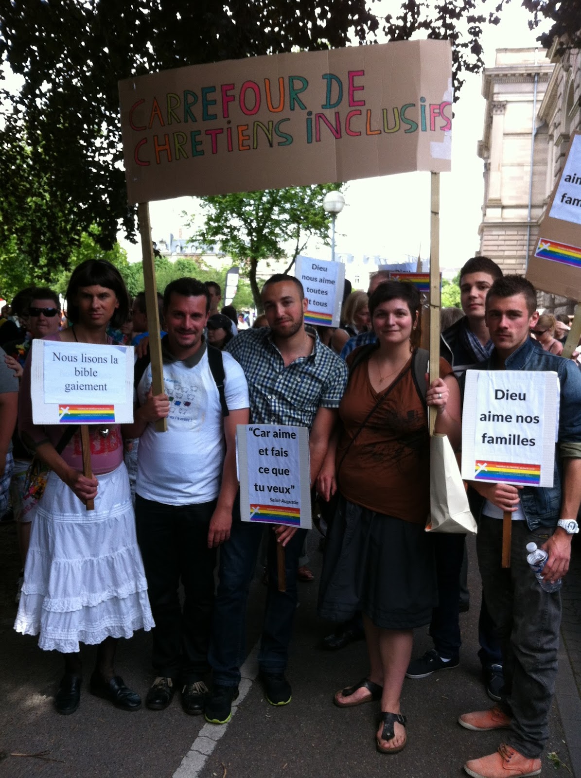 1re célébration inclusive à Strasbourg pour la Marche des visibilités